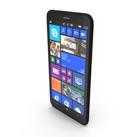 Nokia Lumia 1320 Phablet Smartphone Black PNG & PSD Images