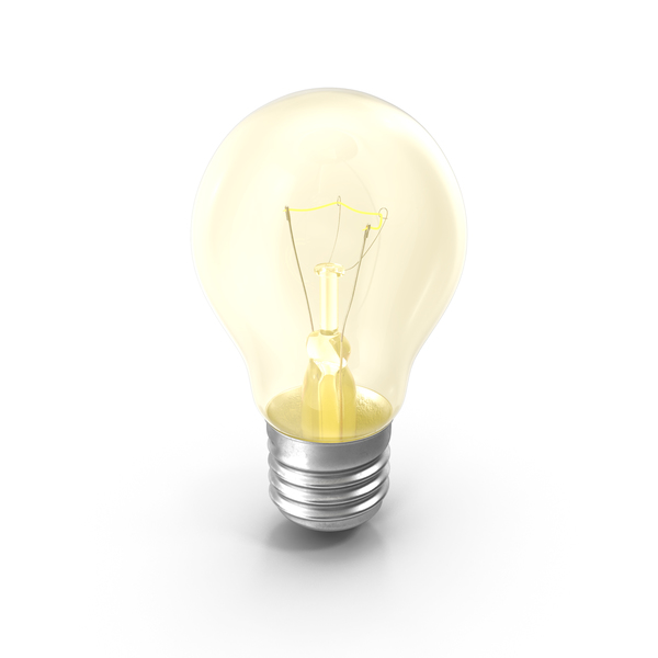 Glowing Light Bulb PNG & PSD Images