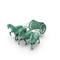 Quadriga Chariot Statue PNG & PSD Images