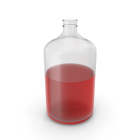 Glass Bottle With Liquid PNG & PSD Images
