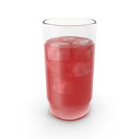 Glass With Cold Red Juice PNG & PSD Images