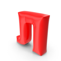 Balloon Letter Cyrillic Л PNG & PSD Images