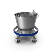 Stainless Steel Kick Bucket PNG & PSD Images