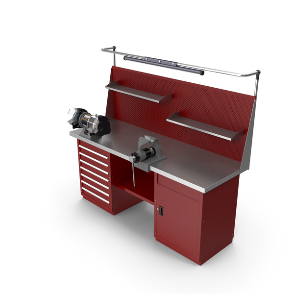 Workbench with equipment PNG & PSD Images