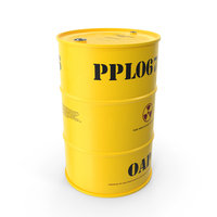 Radioactive Waste Barrel PNG & PSD Images