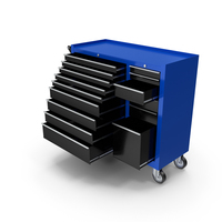 Opened Tool Box Blue New PNG & PSD Images