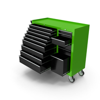 Opened Tool Box Green New PNG & PSD Images
