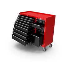 Opened ToolBox Red New PNG & PSD Images