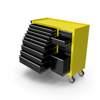 Opened Tool Box Yellow New PNG & PSD Images