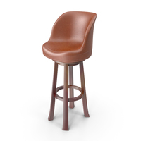 leather bar stool PNG & PSD Images
