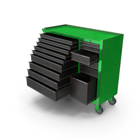 Opened Tool Box Green PNG & PSD Images