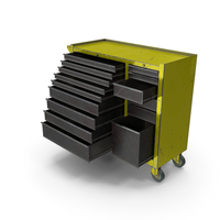 Opened ToolBox Yellow PNG & PSD Images
