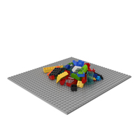 Random Lego Bricks PNG & PSD Images
