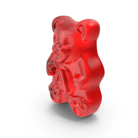 Red Gummi Bear PNG & PSD Images