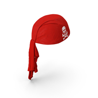 Red Pirate Scarf PNG & PSD Images