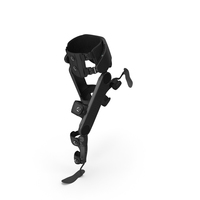 Rehabilitation Exoskeleton Indego Running Pose PNG & PSD Images
