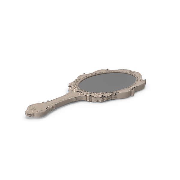 Retro Hand Held Mirror PNG & PSD Images
