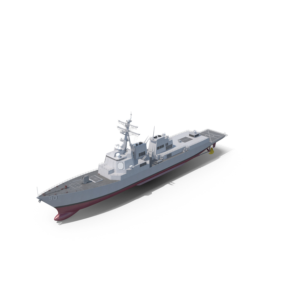 Burke Class Destroyer PNG & PSD Images
