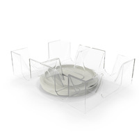 Revolving Dual Tray Holder For Playing Card 6 Decks PNG & PSD Images