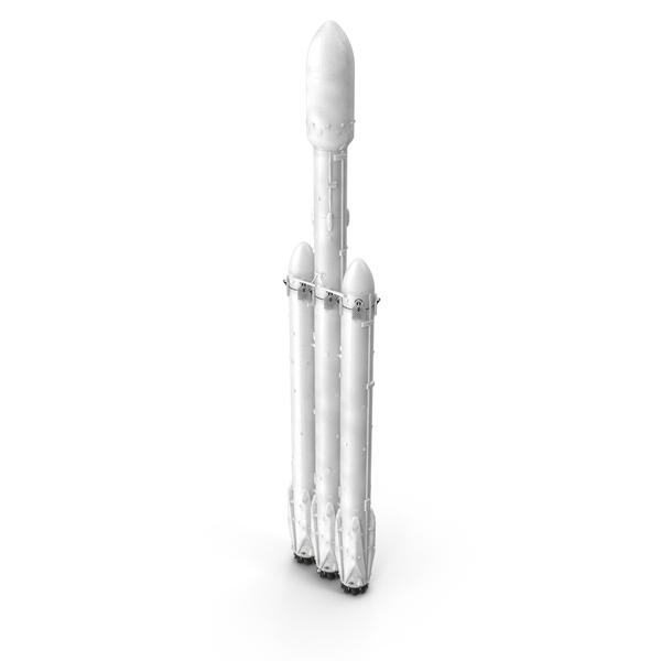Rocket with Boosters and Satellite in Cargo PNG & PSD Images