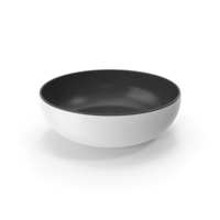 Ceramic Bowl White Black PNG & PSD Images