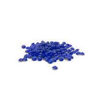 Pile Of Diamonds Blue PNG & PSD Images