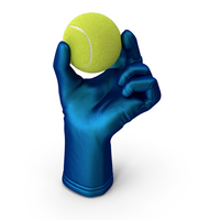 Glove Holding Tennis Ball PNG & PSD Images