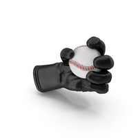 Glove Holding a Baseball Ball PNG & PSD Images