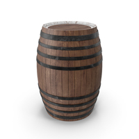 Wooden Barrel Stand PNG & PSD Images