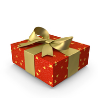 Christmas Red gift box PNG & PSD Images