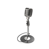 Retro microphone PNG & PSD Images