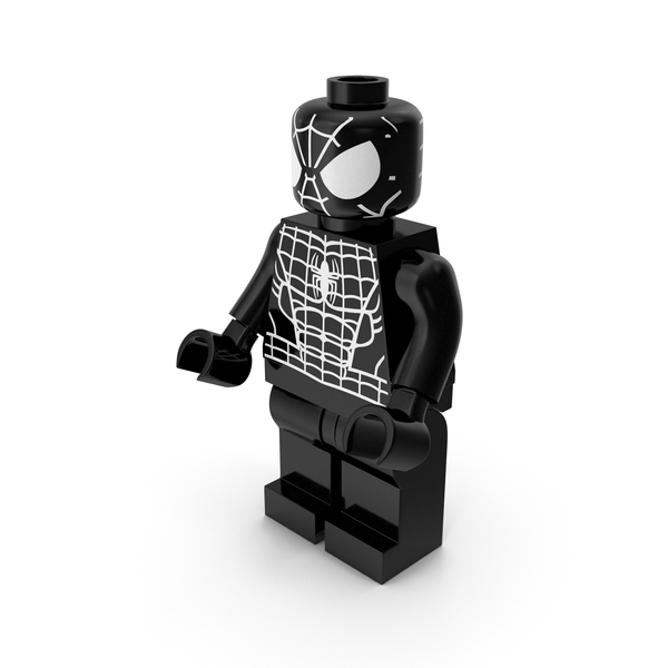 Lego Spider-Man Black PNG & PSDs | PixelSquid - S114010589