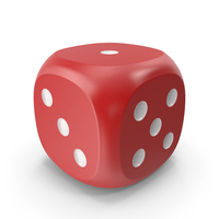 Dice Red White Up PNG & PSD Images