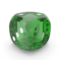 Dice Transparent Green White PNG & PSD Images