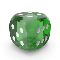 Dice Transparent Green White Up PNG & PSD Images