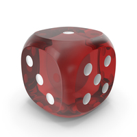 Dice Transparent Red White PNG & PSD Images