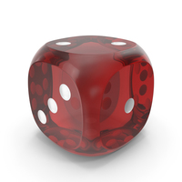 Dice Transparent Red White Up PNG & PSD Images