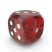 Dice Transparent Red White Up PNG & PSD Images