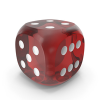 Dice Transparent Red White PNG & PSD Images