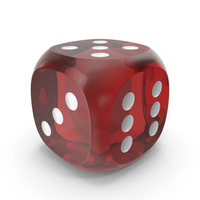 Dice Transparent Red White PNG & PSD Images