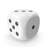 Dice White Black Up PNG & PSD Images