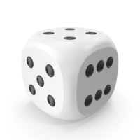 Dice White Black Up 4 PNG & PSD Images