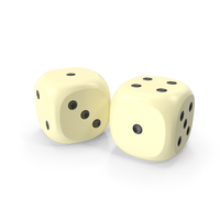 Dices Duo Beige Black PNG & PSD Images