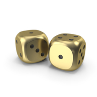 Dices Duo Gold Black PNG & PSD Images