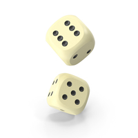 Dices Falling Beige Black PNG & PSD Images