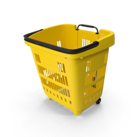 Roll Shopping Basket Folded Handle PNG & PSD Images