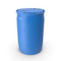 Round Plastic Barrel 30 Gal PNG & PSD Images