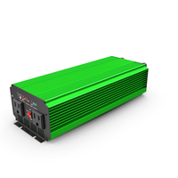 Power Inverter Green PNG & PSD Images