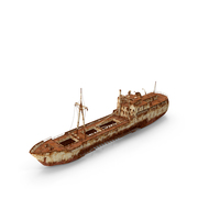Rusty Ship Wreck PNG & PSD Images