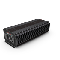Power Inverter Black Used PNG & PSD Images